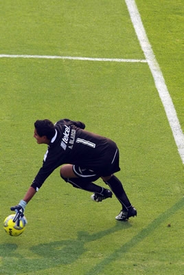 Alfonso Blanco no pudo evitar el gol