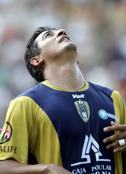 Alfredo Moreno se lamenta tras una falla