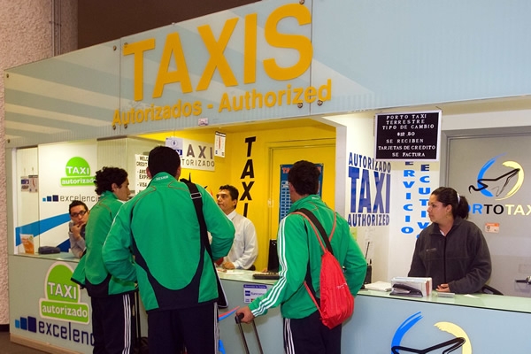 Algunos seleccionados decidieron irse en Taxi
