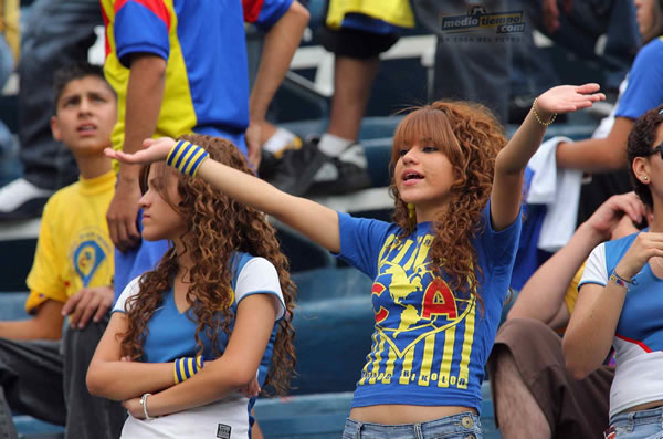 América, siempre cuenta con apoyo en cualquier estadio.