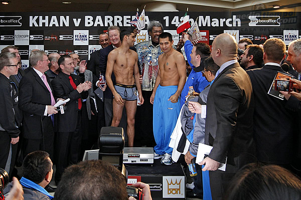 Amir Khan y Marco Barrera han causado expectación con esta pelea.