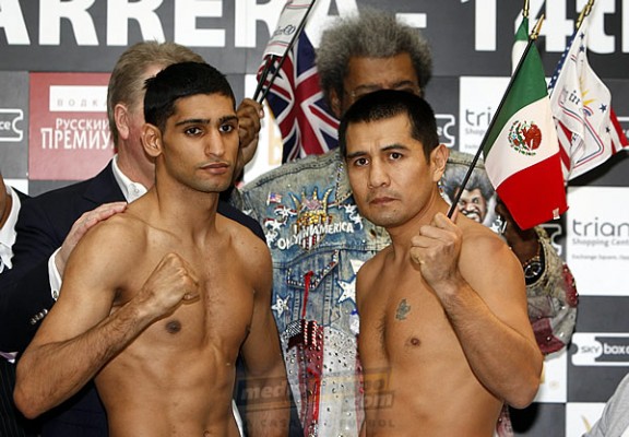 Amir Khan y Marco Barrera se declaran listos para enfrentarse.
