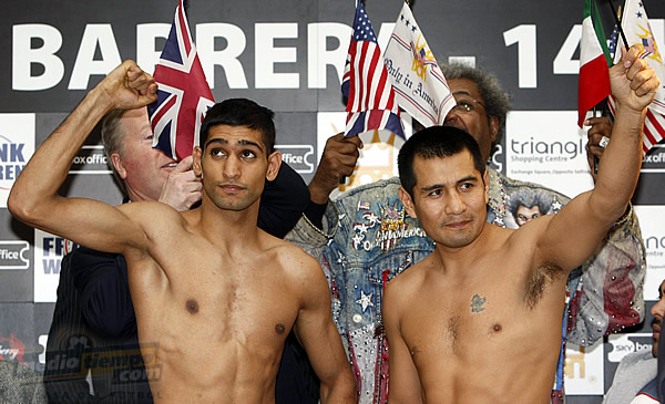 Amir Khan y Marco Barrera irradian confianza.