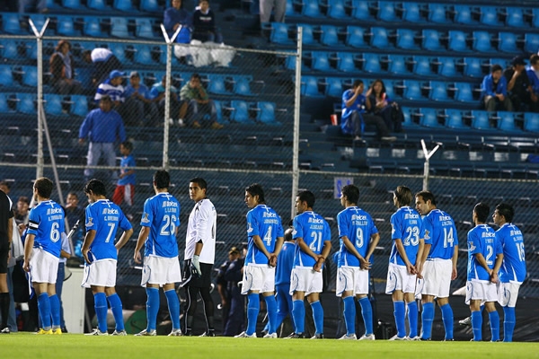 Azul que no camina.