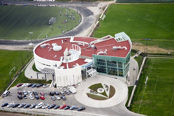 Bienvenidos al Pabellón Joseph Blatter.