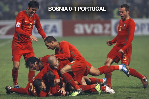 Bosnia 0-1 Portugal