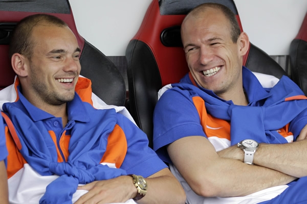 Buen humor en la banca holandesa