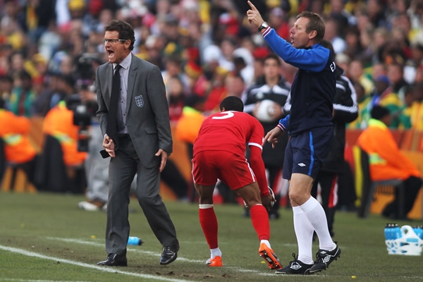 Capello también reclamó el gol
