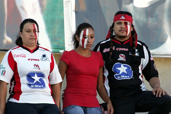 Caras pintadas, señal de fuerza y guerra.