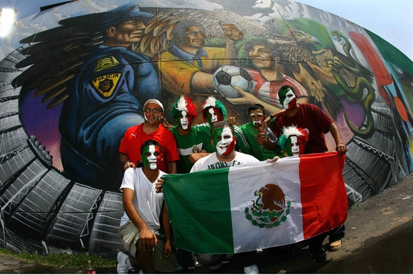 Colorido apoyo al Tri