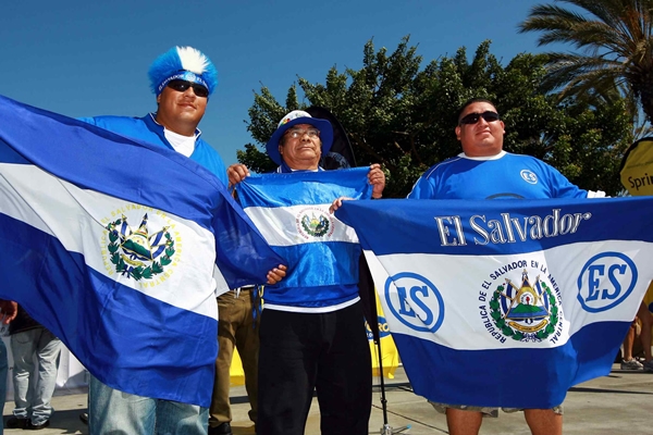Costa Rica-El Salvador en Copa Oro 2009