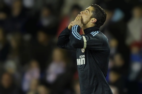 Cristiano agradeció al cielo por su anotación.