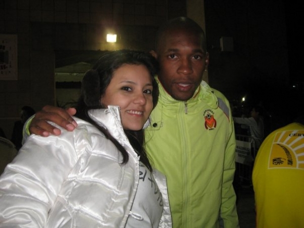 Cristina Romero con Wilson Tiago