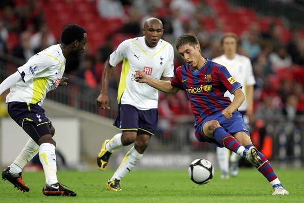 Debut Jona. Barcelona-Tottenham 14