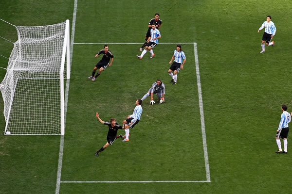 Desde el inicio, Alemania fue más