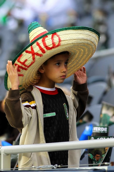 Desde pequeños con los colores del Tri