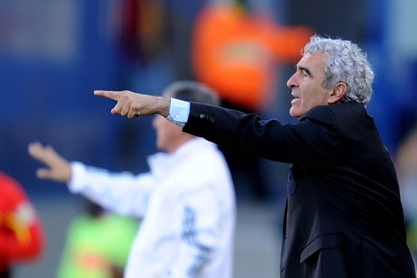 Domenech, dando las últimas instrucciones
