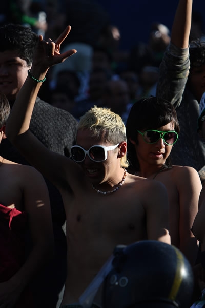 El ambiente fue de menos a más