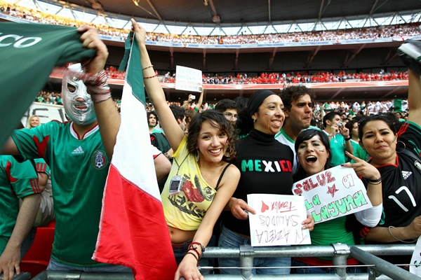 El ánimo de los aficionados mexicanos