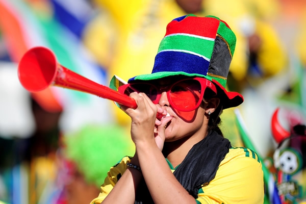El apoyo para los Bafana-Bafana
