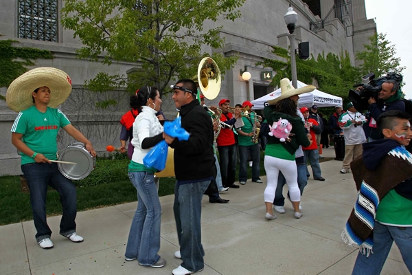 El baile antes del encuentro