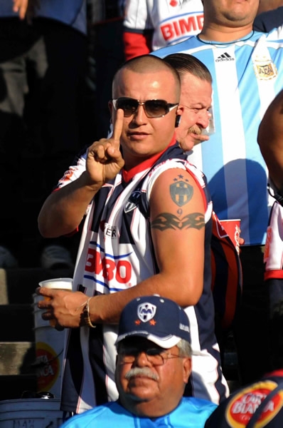 El Chupete presente todavía en la tribuna