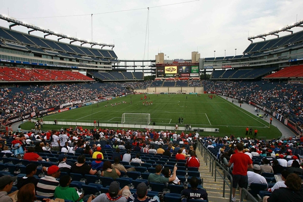 El estadio no se llenó por completo.