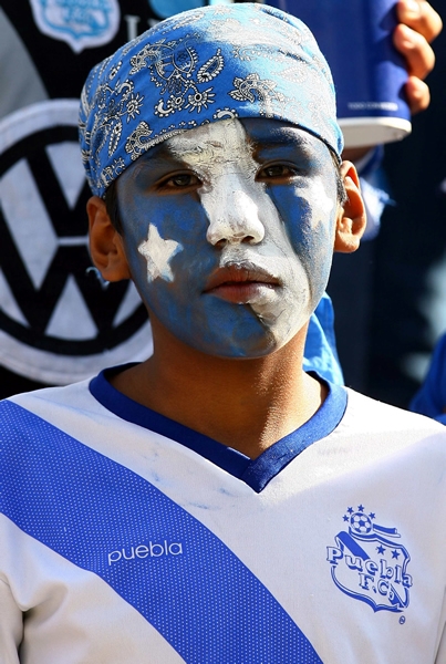 El intenso sol no es impedimento para los maquillajes.
