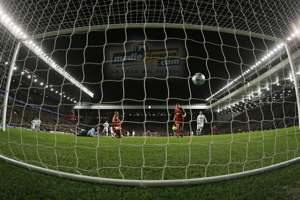 El momento justo del segundo gol.