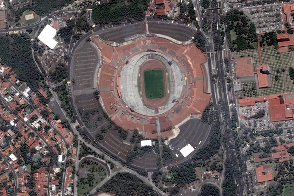 El Olímpico 68', es tal vez el estadio más bonito del país.