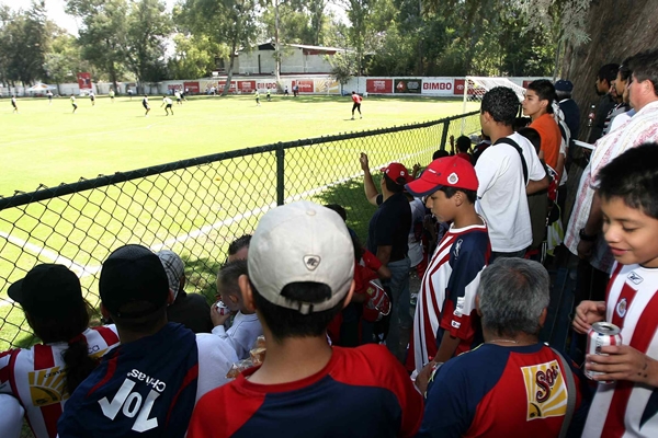 Entrenamiento de Chivas.