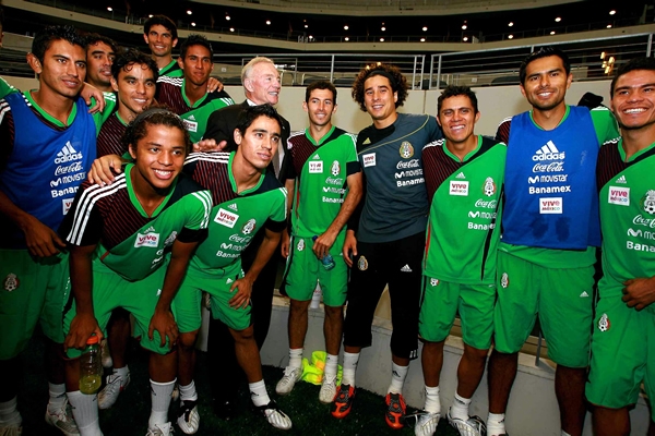 Entrenamiento de la Selección Mexican