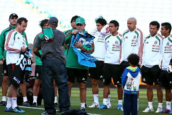 Entrenamiento de la Selección Mexicana