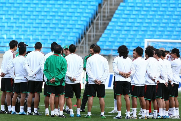Entrenamiento de la Selección Mexicana