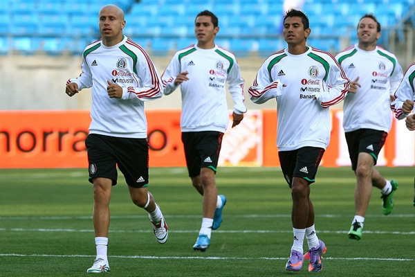 Entrenamiento de la Selección Mexicana