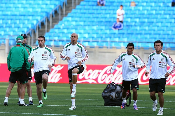Entrenamiento de la Selección Mexicana