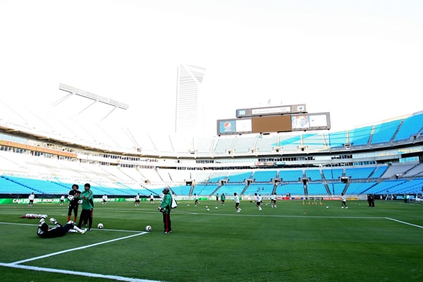Entrenamiento de la Selección Mexicana