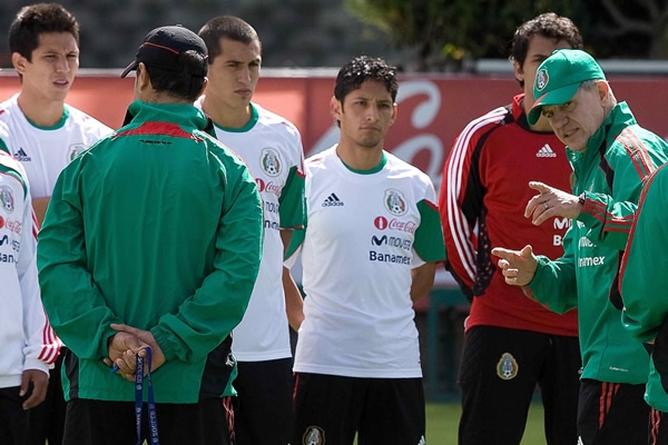 Entrenamiento de la Selección Mexicana
