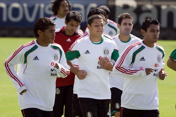Entrenamiento de la Selección Mexicana