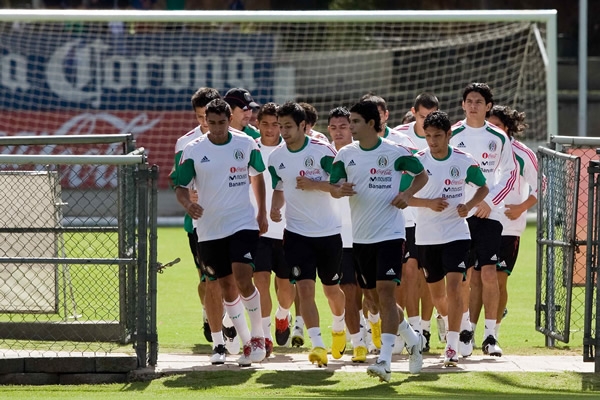 Entrenamiento de la Selección Mexicana