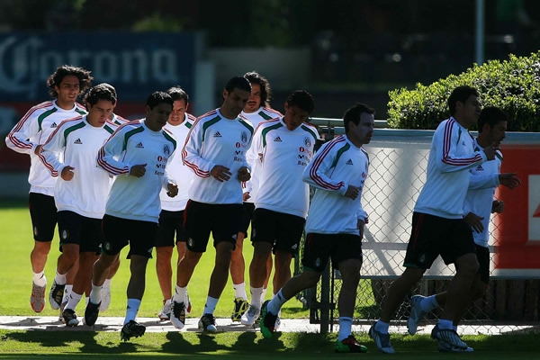 Entrenamiento de la Selección Mexicana