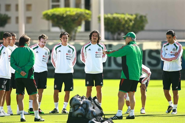 Entrenamiento de la Selección Mexicana