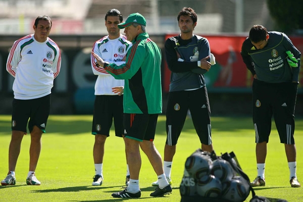 Entrenamiento de la Selección Mexicana