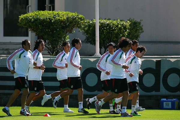 Entrenamiento de la Selección Mexicana