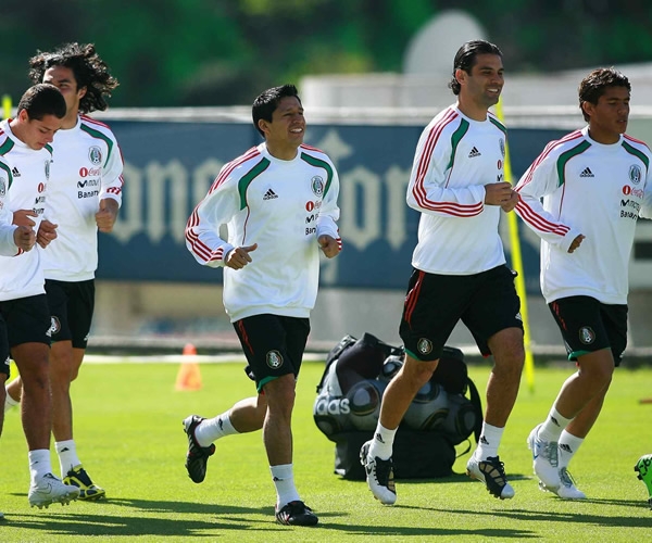 Entrenamiento de la Selección Mexicana