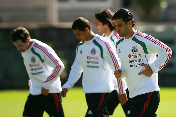 Entrenamiento de la Selección Mexicana