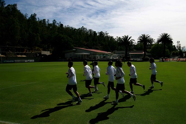 Entrenamiento de la Selección Mexicana
