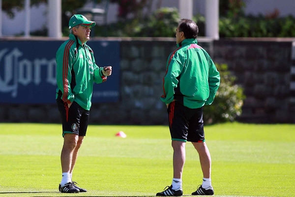 Entrenamiento de la Selección Mexicana
