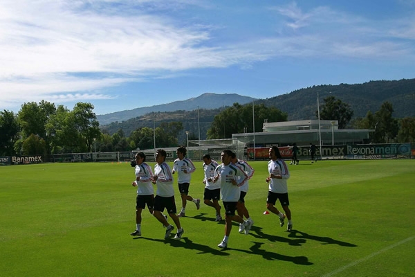 Entrenamiento de la Selección Mexicana