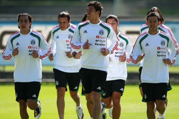 Entrenamiento de la Selección Mexicana